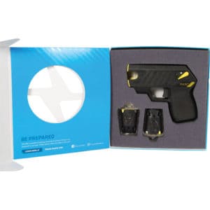 Taser® Pulse Plus with Laser with 2 live cartridges package view
