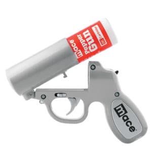 Mace® Pepper Gun Distance Defense Silver