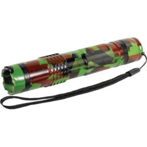 BashLite 15,000,000 volt Stun Gun Flashlight side view Camouflage