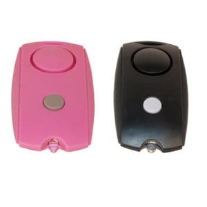 Mini Personal Alarm with LED flashlight and Belt Clip group view