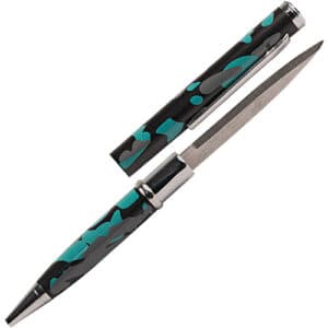 Pen Knife Disguised Camo Color with Cap Off