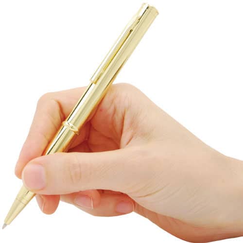 Pen Knife writing view - GOLD
