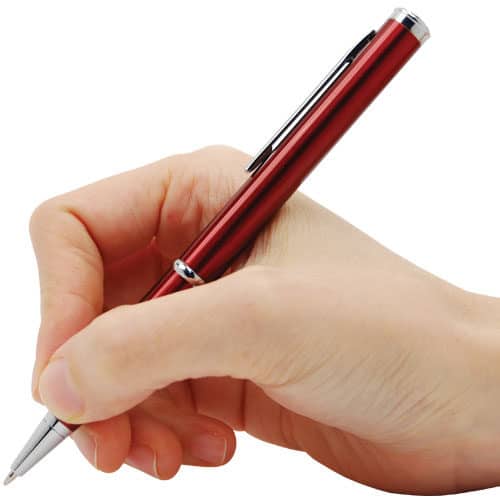 Pen Knife writing view - RED