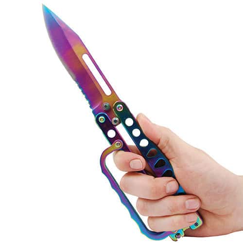 Butterfly Trench Knife in hand - Plasma