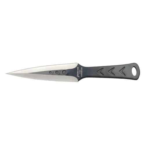 2 Piece Throwing Knife Black back view