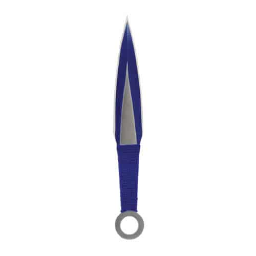 3 Piece Throwing Knife Assorted Color front view - Blue