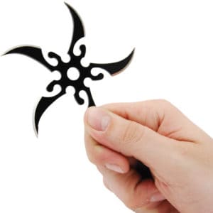4″ Throwing Stars hand view