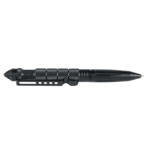 Tactical Black Twist Pen with Extra Refill side view