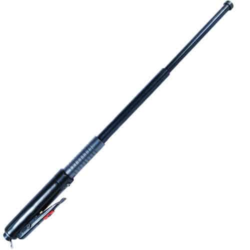 Automatic Expandable 21.5″ Steel Baton Black Handle