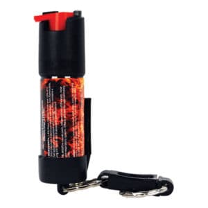 Wildfire™ Pepper Spray With Belt Clip and Quick Release Key Chain back view