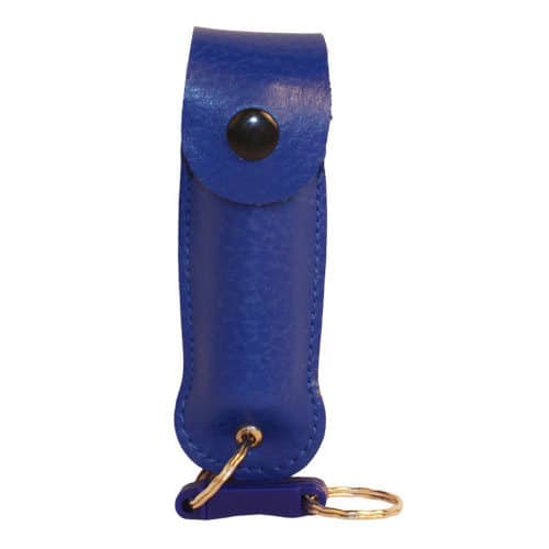 Wildfire™ Pepper Spray 1.4% MC 1/2 oz With Leatherette Holster - BLUE