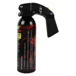 Wildfire™ 1.4% MC Pepper Spray Fogger – 16 oz Fire Master handle view