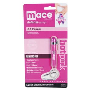 Mace Keyguard® Pepper Spray - package view Pink