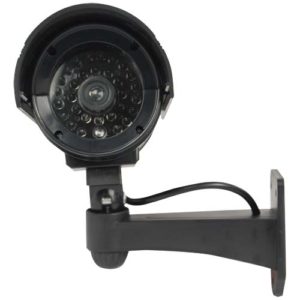 Bullet Style IR Dummy Camera – Black front view