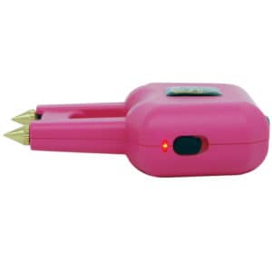 Spike Stun Guns Safe Technology side view PINK with switch