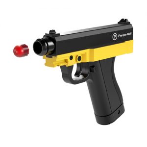 TCP™ Launcher PepperBall - front view with ball ejected