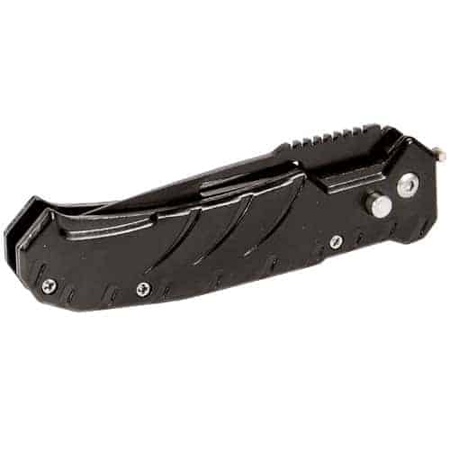 Automatic Heavy Duty Knife with solid handle - side angle view
