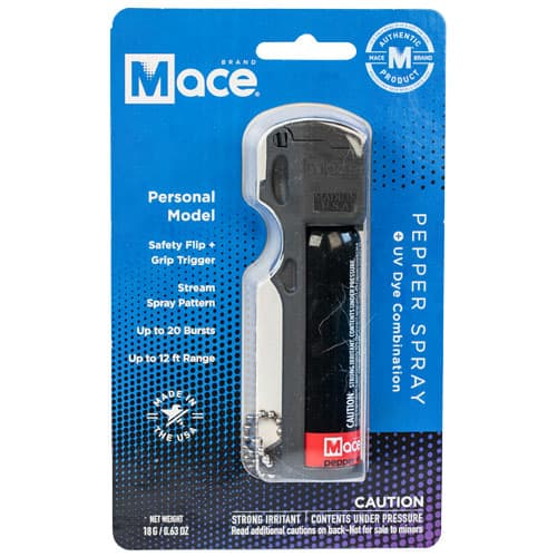 Mace Personal Model Pepper Spray and UV Dye - front view package