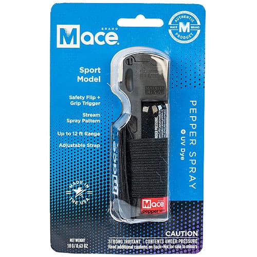 Sport Model Mace front view package - Black