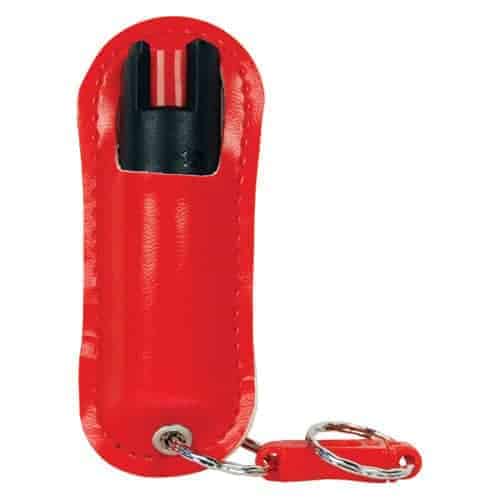 Pepper Shot 1.2% MC ½ oz Halo Holster - Red front view