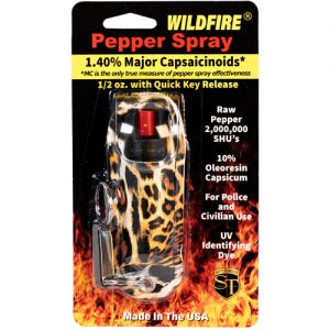 WildFire™ 1.4% MC 1/2 oz Halo Holster - Leopard Black/Orange package