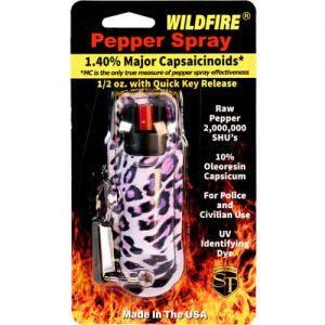WildFire™ 1.4% MC 1/2 oz Halo Holster - Leopard Black/Pink package