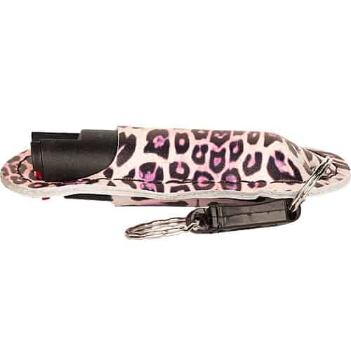 WildFire™ 1.4% MC 1/2 oz Halo Holster Leopard Black/Pink Side View