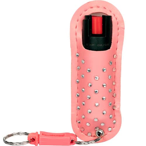 WildFire™ 1.4% MC 1/2 oz Halo Holster Rhinestone Pink front view