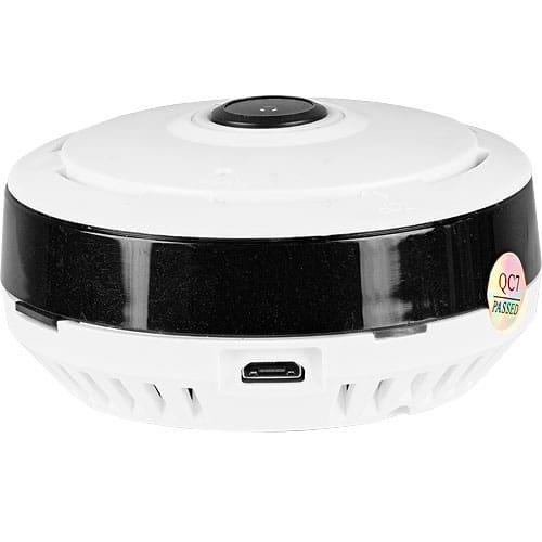 HD Fish Eye Camera with Wi-Fi and DVR side view with adaptor connection